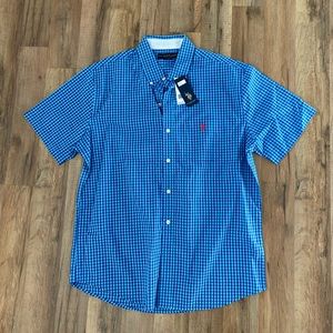 🆕 NWT Mens U.S. Polo Assn.  button up shirt